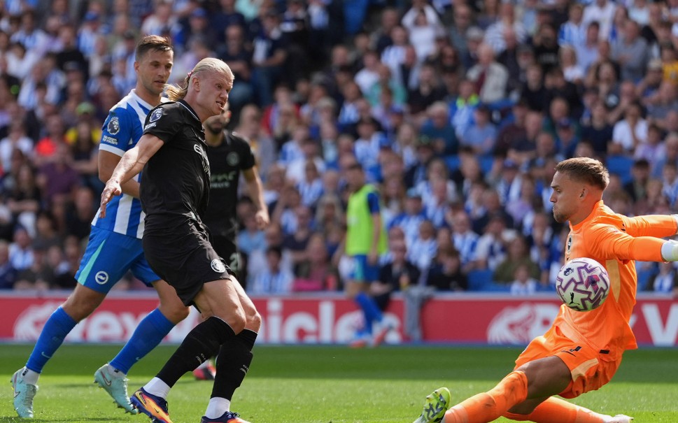 Футбол. Чемпионат Англии. Манчестер Сити — Брайтон. Прогноз: Тотал (3.5) Б