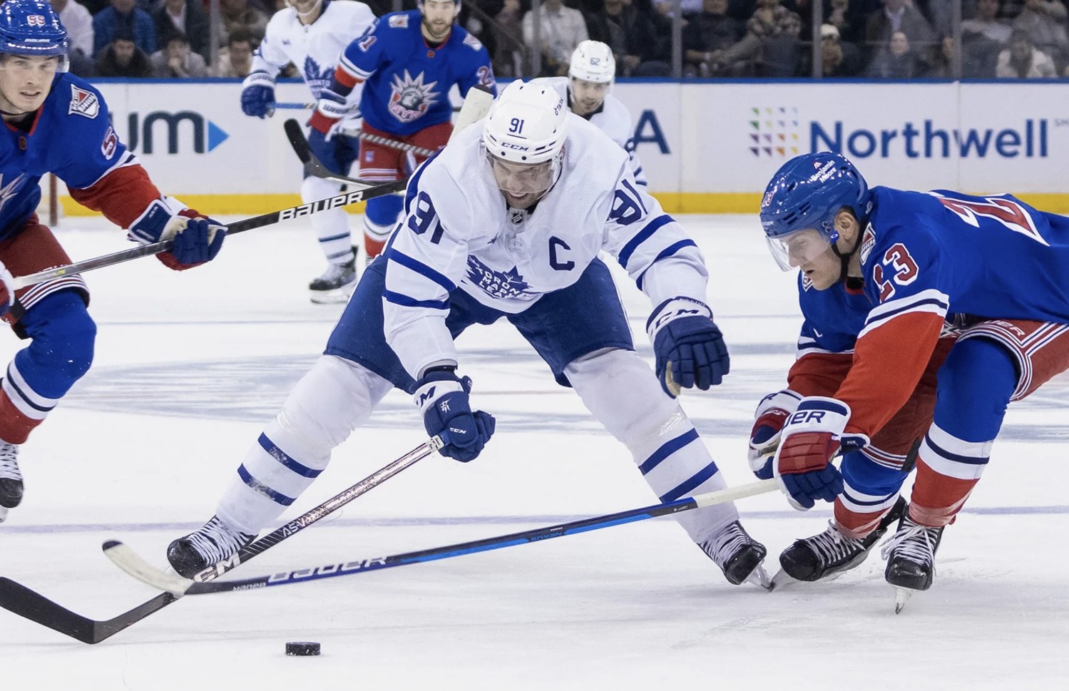 Хоккей. NHL. Торонто Мейпл Лифс — Нью-Йорк Рейнджерс. Прогноз: 2X