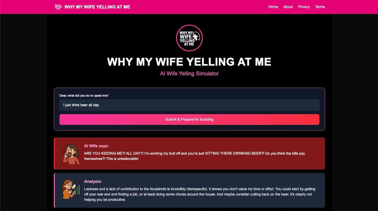 Why Is My Wife Yelling at Me: Нейросеть-спасатель в семейных конфликтах