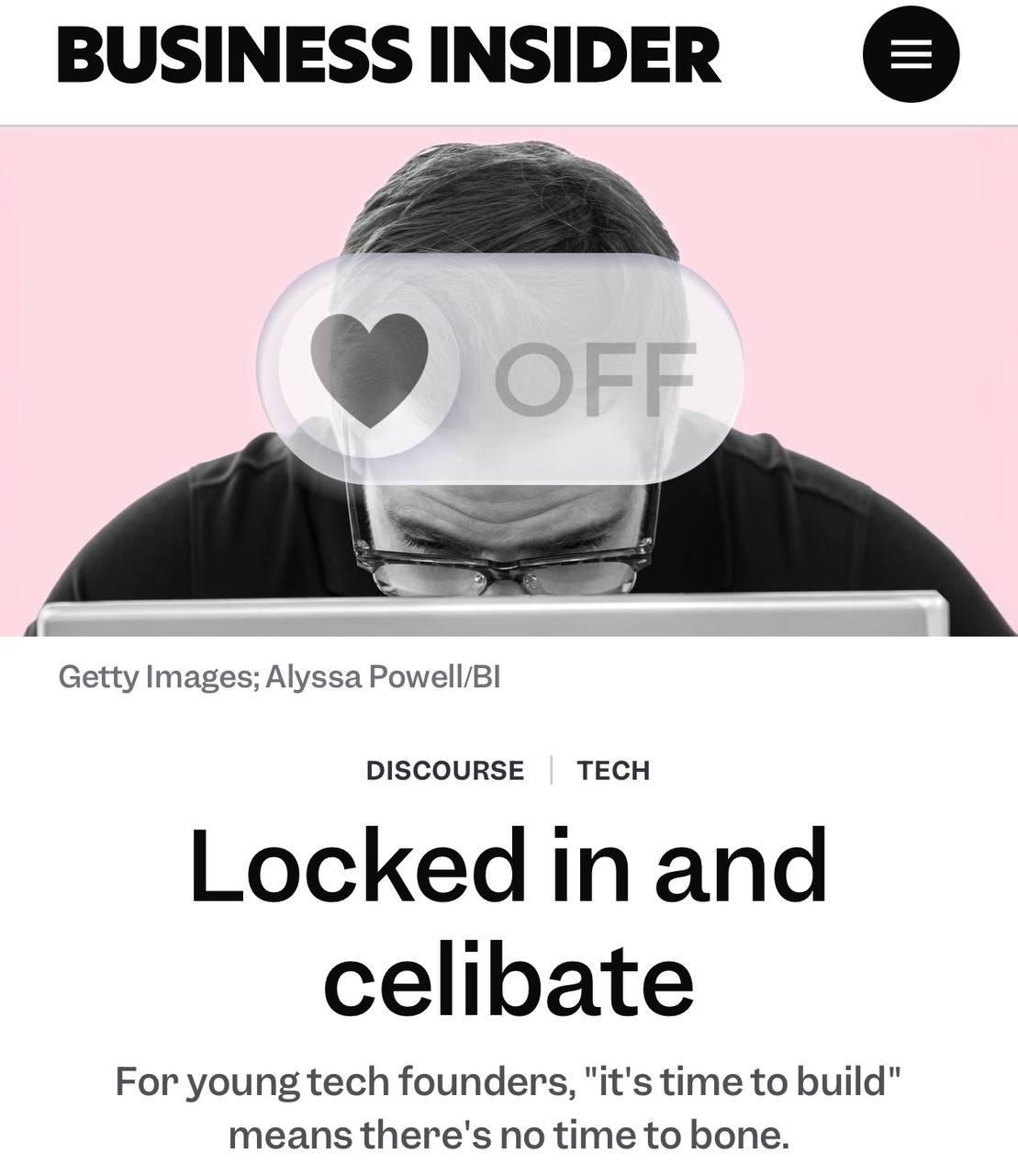 Отказ от секса ради карьеры — тренд айтишников в США