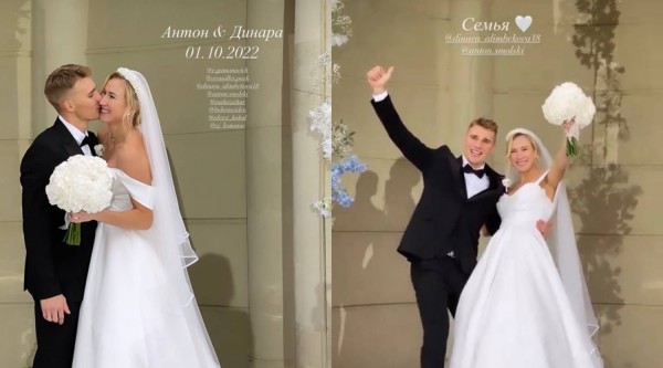 Антон Смольский и Динара Алимбекова сыграли пышную свадьбу!
